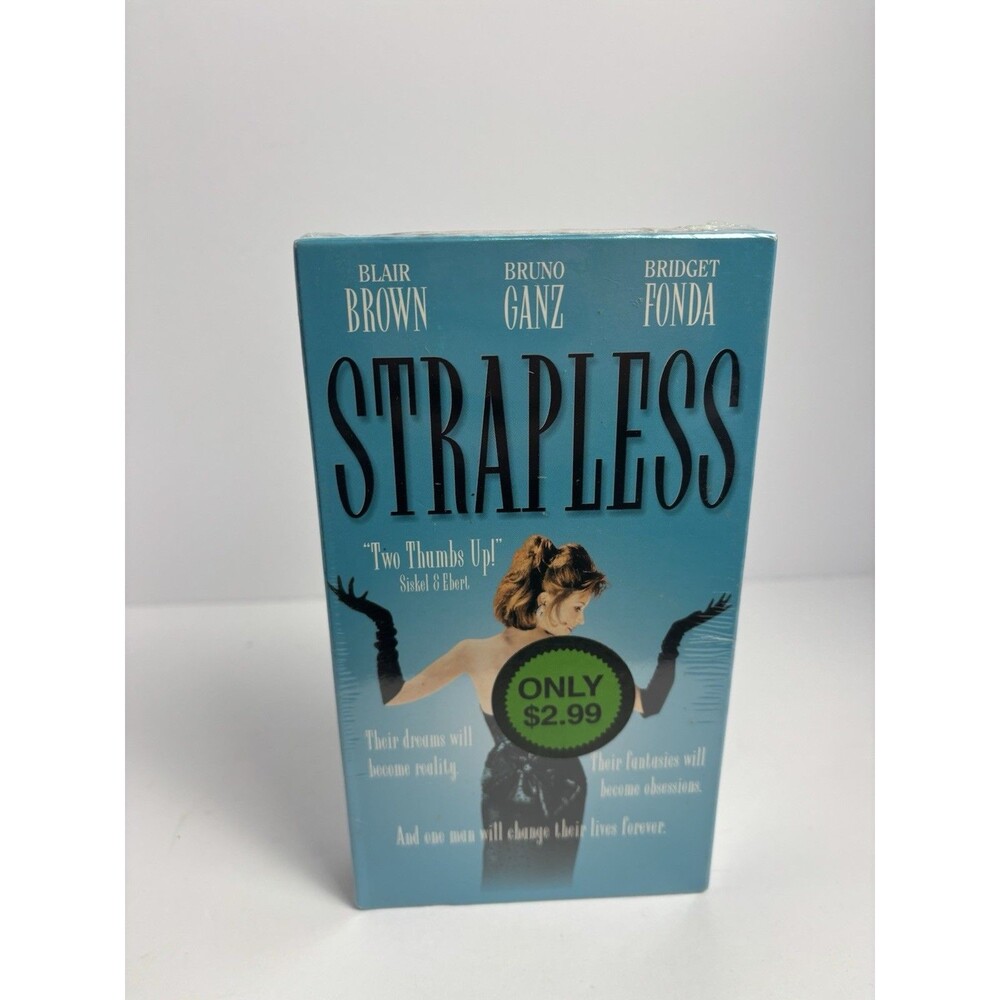 Strapless VHS Sealed Blair Brown Bridget Fonda Romantic Drama